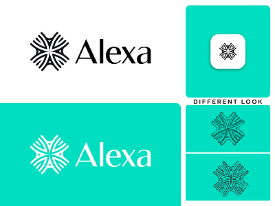 Alexa a luxury logo