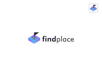 findplace logo concept brand design branding business logo company design finder graphic design idea illustration logo logo design logodesign logotype map minimalist place ui vector