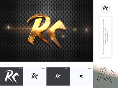 RC Letterform Logo brand design branding business c company creative logo design graphic design letterform logo logodesign logotype minimalist modern logo r rc rc logo typo typographical logo