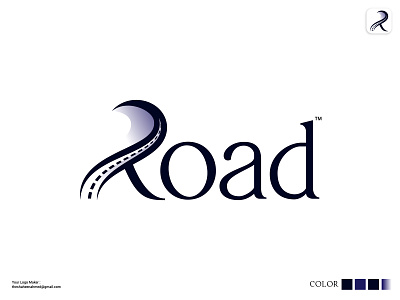 Road Logo concept brand design brand identity branding business company concept corporate creative design illustration logo logodesign logotype minimalist modern road road logo ui unique vector