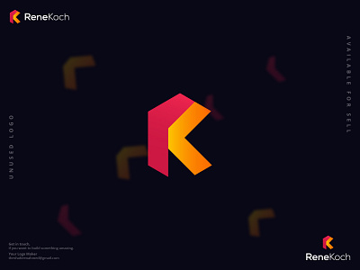 R+K Logo brand design branding business logp company logo design illustration logo logodesign logotype minimalist rk rklogo vector
