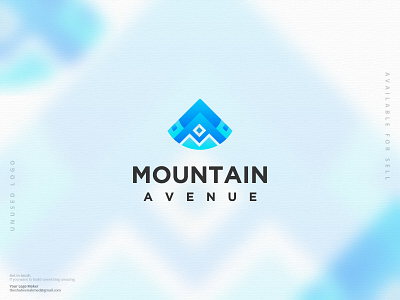 Mountain Avenue logo concept brand design branding business logo creativelogo design graphic design illustration logo logodesign logotype minimalist modern logo mountain avenue nature logo ui vector