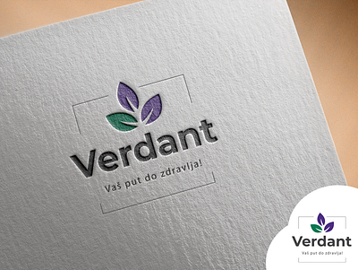 Logo Design (Logo Dizajn) - Verdant 'Vaš put do zdravlja' branding color design illustration illustrator logo photoshop vector