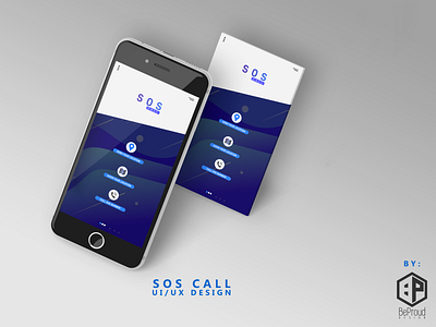 SOS CALL - app ui/ux