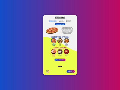 Food Order Concept