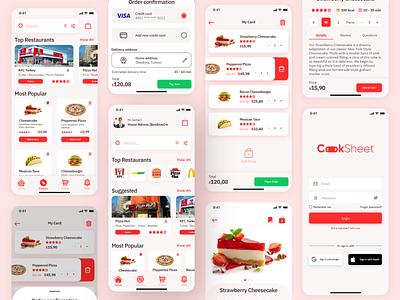 Food Delivery App 🍕 CookSheet