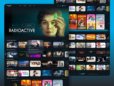 Amazon Prime Video Concept Redesign 🎬 OTT App