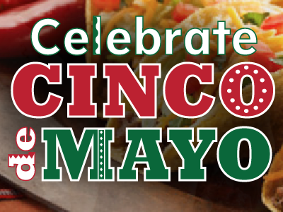 Cinco de Mayo email image cinco de mayo typography