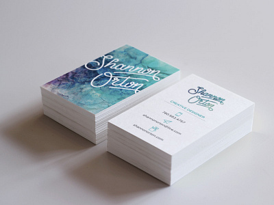 Business Cards business cards handlettering mockup self promo