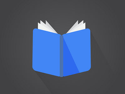 Read a book book flat icon illustration