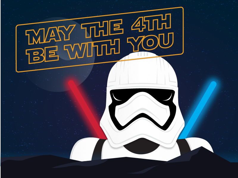 Happy Star Wars Day! by Shannon Orton on Dribbble