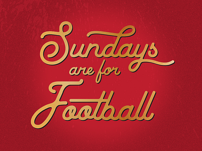 Sundays are for Football