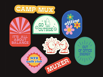 Camp MUX Sticker Pack