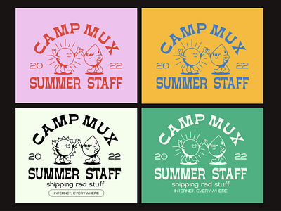 Camp MUX Logo ai branding design graphic design illustration logo outdoors procreate