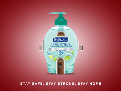 Sanitize PSA I adobe advertising design digital