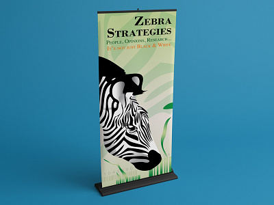 Zebra Strategies banner ad banner design banner stand print media