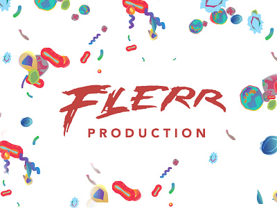 Flerr Production Branding branding design identity logotype