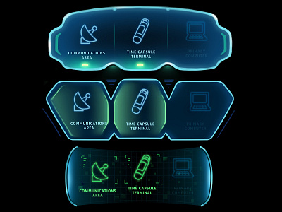 Sketch of the ingame terminal's GUI game game art gui ui uidesign