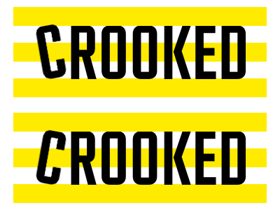 Crooked Variations brand branding crooked crooked media logo redesign