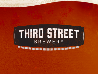 3rd Street Brewhouse amber barrel beer flow froth liberator logo
