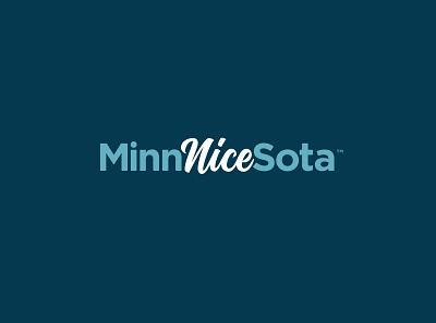 MinnNiceSota - Logo Design (WIP) brand identity branding design graphic design logo logotype minnesota mn typography