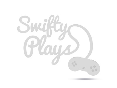 Swifty Plays Logo Concept brand branding concept gaming grey icon identity illustration logo logo design pad vector