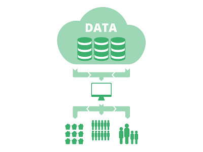 Data Illustration business chart work in progress data diagram graphic graphics green illustration infographic numbers