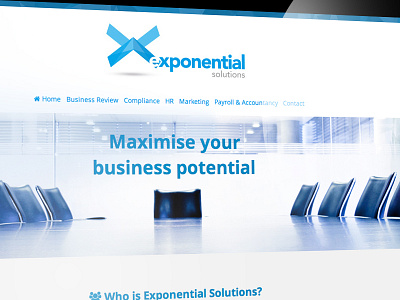 Exponential Solutions Website Design