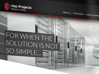 Haz Projects Website Concept