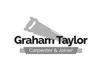 Graham Taylor - Logo Refinement black brand branding carpenter carpentry concept icon identity illustration logo logo design vector