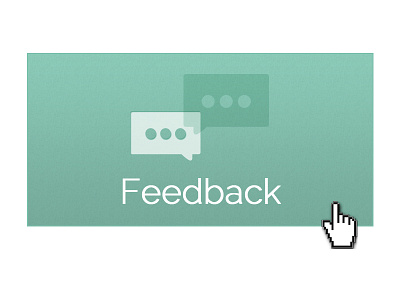 Feedback Button button design feedback icon illustration speechbubbles ui web