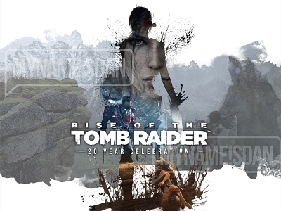 Rise of the Tomb Raider boxart double exposure film poster gaming packaging photoshop playstation ps4