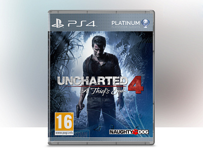 PlayStation 4 Platinum Cases boxart branding concepts gaming icons logo mock up packaging playstation ps4 silver videogames