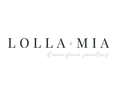 LollaMia Logo Concept brand branding concept design identity logo logo design typography vector