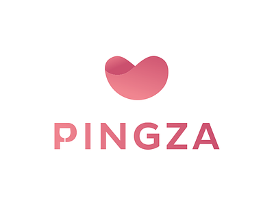 Pingza Logo brand branding colourful concept graphic design icon identity illustration logo logo design vector wine