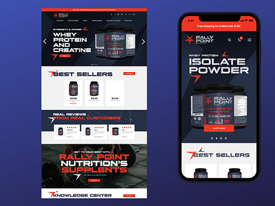 Shopify Ecommerce - Rally Point Nutrition