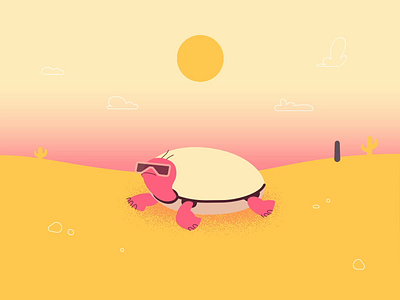 Tortue Day~Night animation after effects motion design motion graphics motiondesignschool