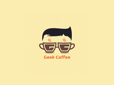 geek coffe branding design illustration logo logo design logomark monograms vector