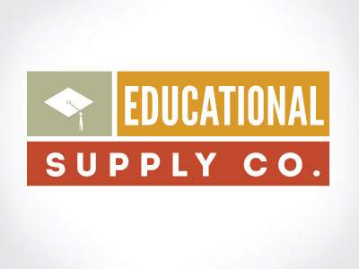 Educational Supply Co. v.3 color design education logo logotype school simple system teachers