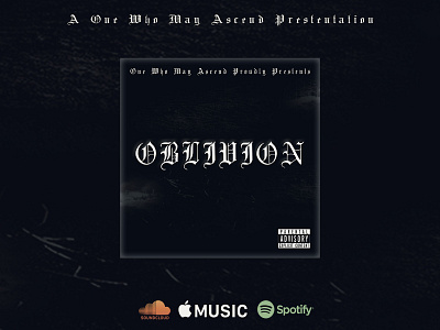 Oblivion Mixtape album art album artwork album cover design album covers design inviteme