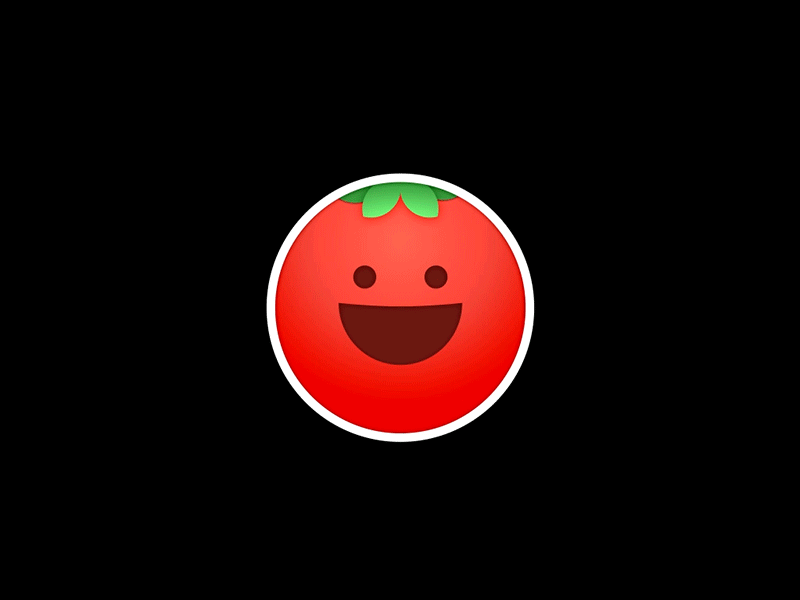 Hairdo after effects animation app happy face illustration interaction iphone timer tomato