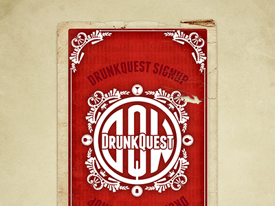 DrunkQuest card card game cards css3 drinking game html signup page splash splash page