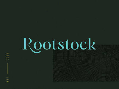 Rootstock color logo type typography