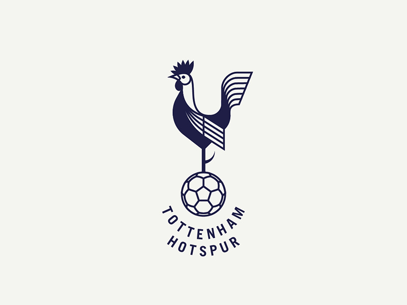 Poster Tottenham Hotspurs Spurs Crest Emblem Soccer Football