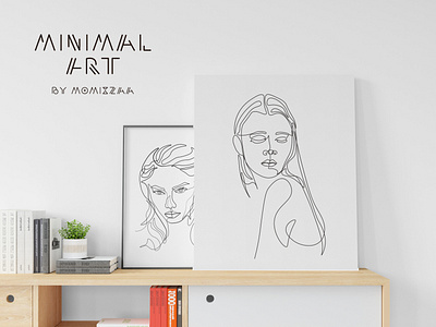 Abstract Face One Line Art Print Woman Face Line Drawing Art By Momixzaa On Dribbble