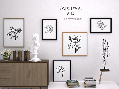 Download 25 Designer Bundles Flower Flora Clip Art Svg Wall Art By Momixzaa On Dribbble