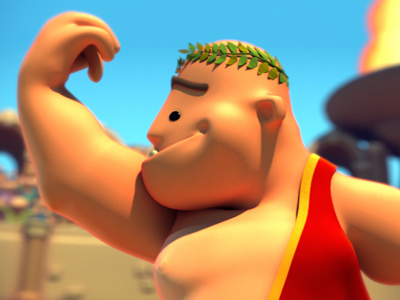 Brutus 3d animation