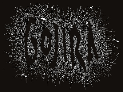 Gojira - Roots gojira illustration merch music tshirt