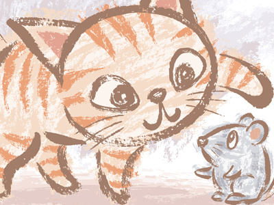 Friendship Of Cat And Mouse By Toru Sanogawa On Dribbble Friendship Of Cat And Mouse By Toru Sanogawa On Dribbble