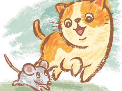 Good Friend Cat And Mouse